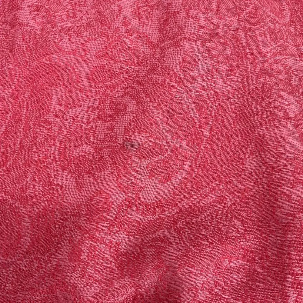 PASHMINA Bubblegum Pink Tassel Scarf Shawl Wrap Women's Silk